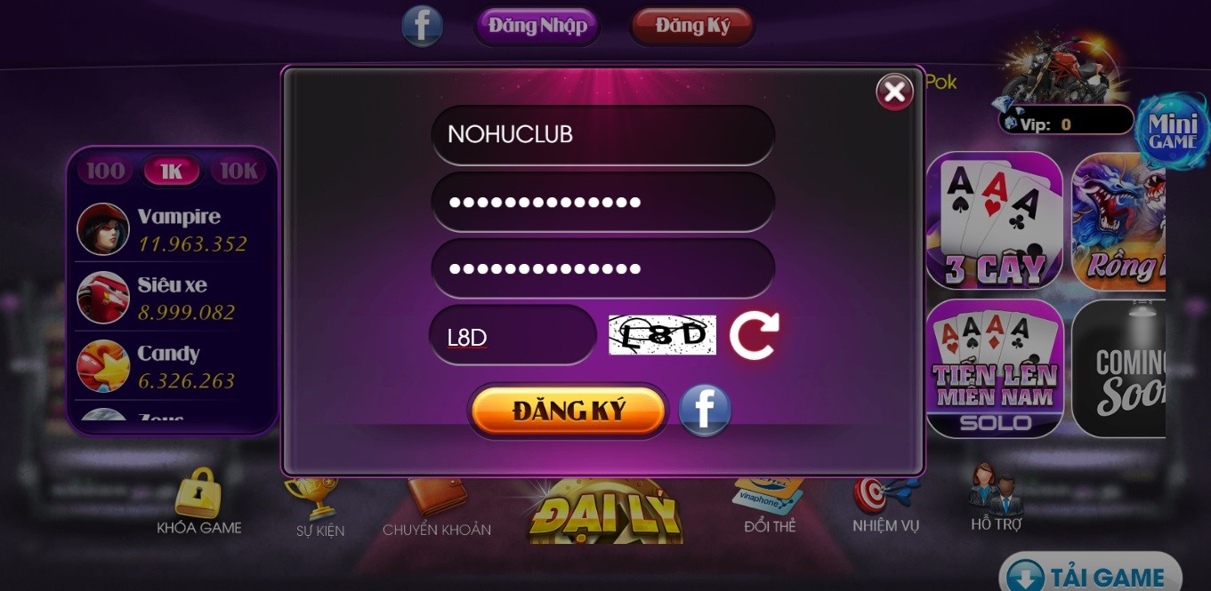 Tải game Nohu club cho Android