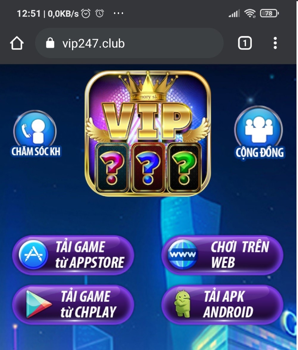 Link vào VIP247 Club
