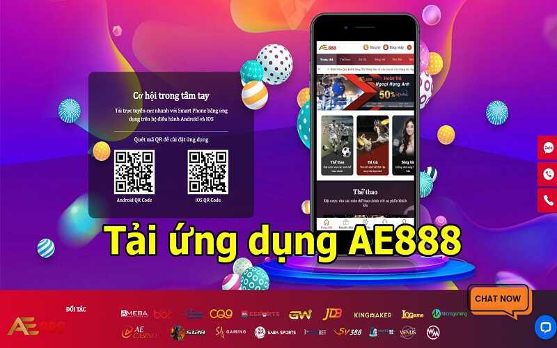 Tải app AE888 hệ điều hành Android